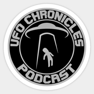 UFO Chronicles Podcast Logo v1 Sticker